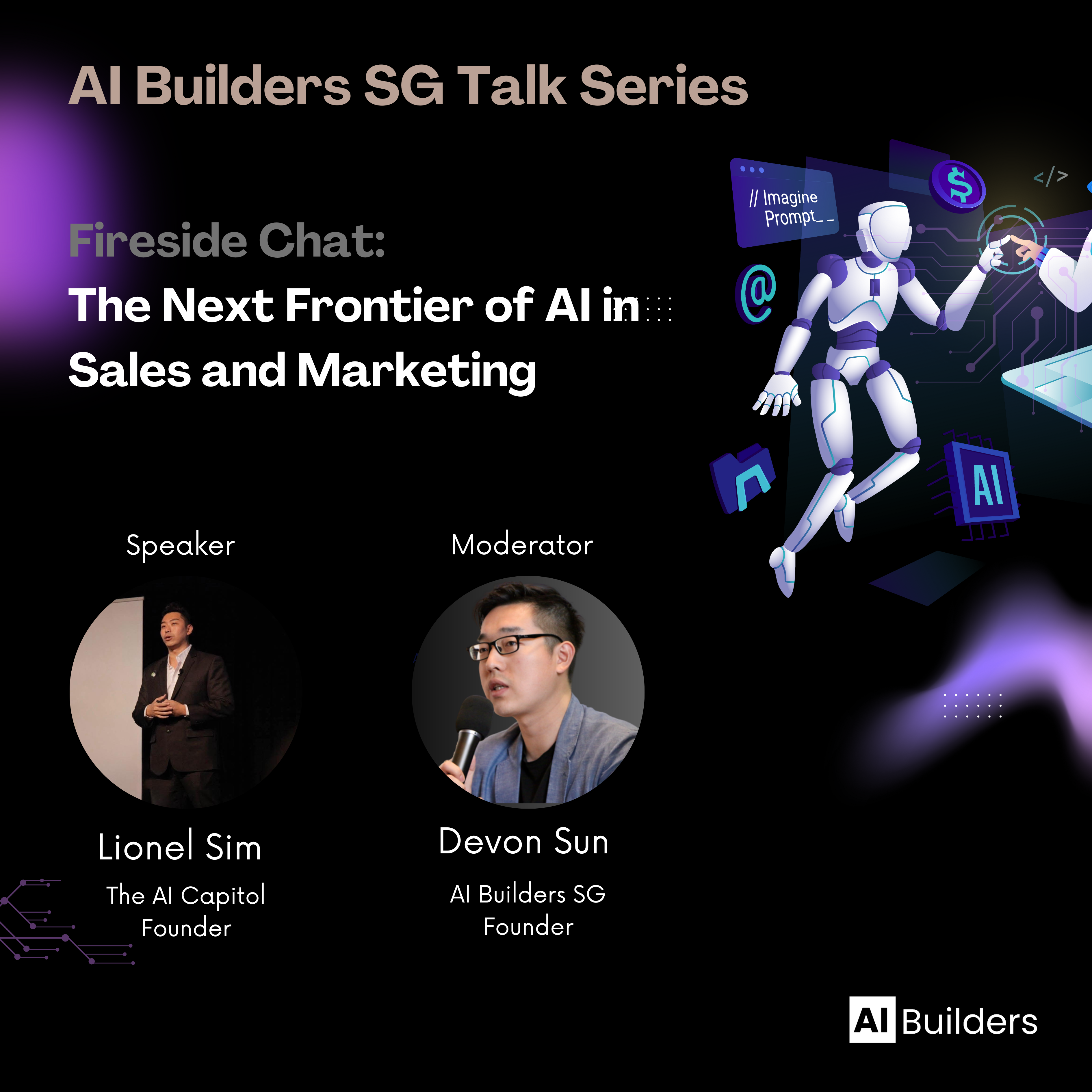 AI Builders SG Talk Series Flyer