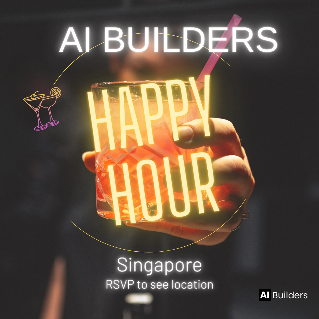 AI Builders Happy Hour Flyer
